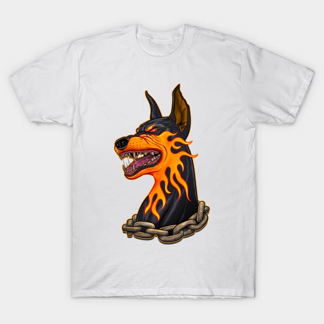 MAX Doberman Gym T-Shirt by Robbgoblin